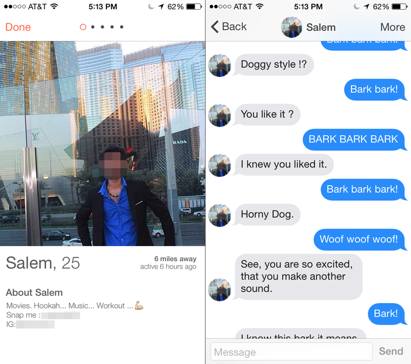 Illustration for article titled What Happens When You Pretend To Be A Dog On Tinder